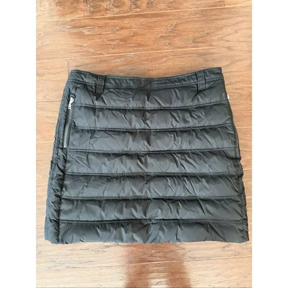 BOGNER FIRE+ICE Black Down Puffer Mini Skirt Large - Picture 3 of 8
